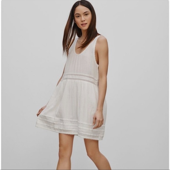 ARITZIA Azure Skies Dress Size M, Cream - Picture 2 of 5